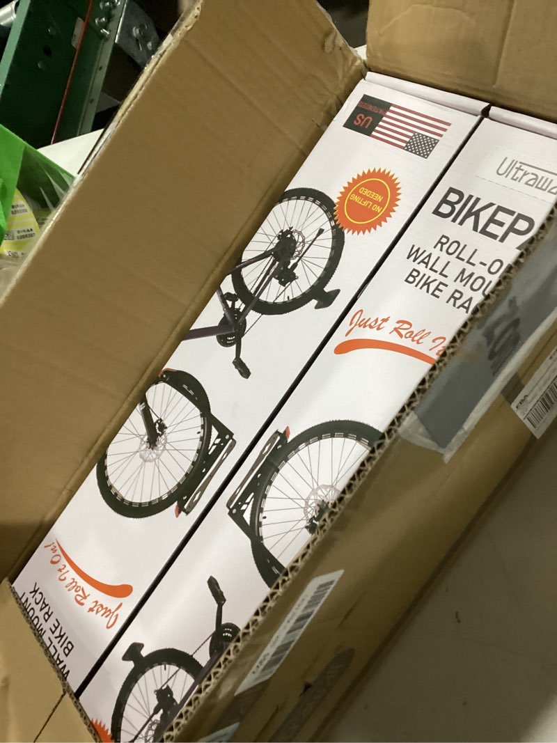 Condition photo showing New/Like New for ultrawall bikepal swivel bike racks - no lift wall-mounted bike storage solution for home & garage 2 pack