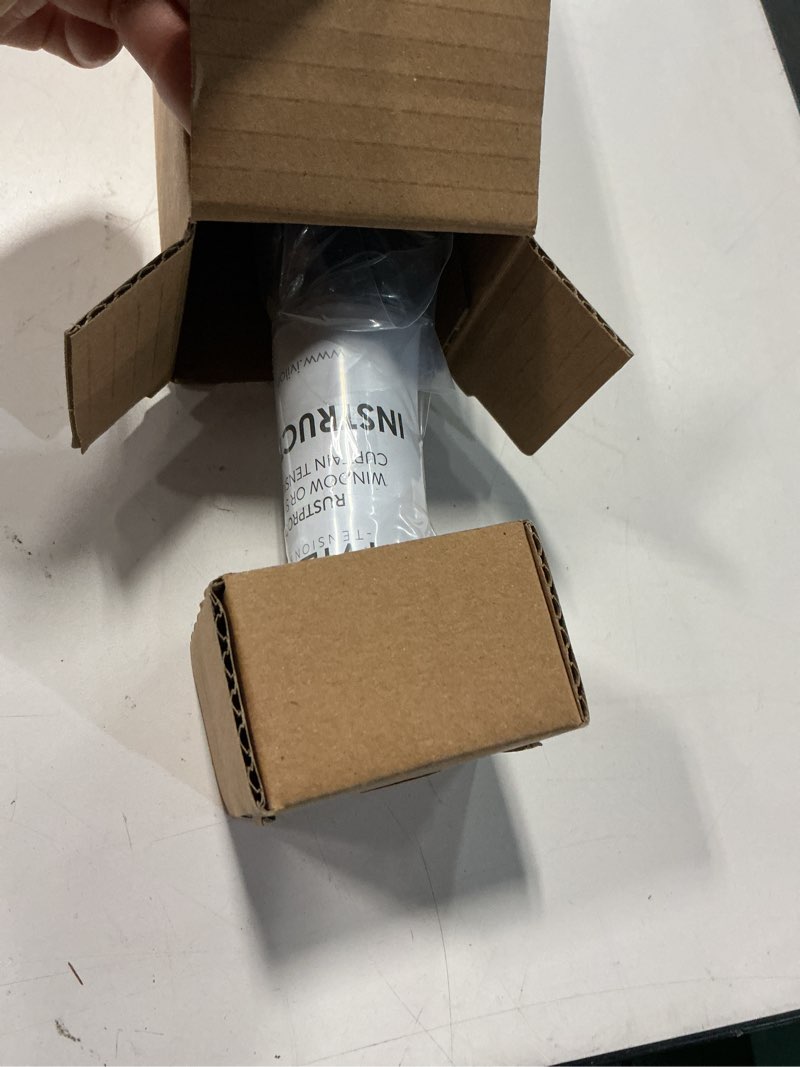 Condition photo showing Good Condition for ivilon tension curtain rod - spring tension rod for windows or shower, 24 to 36 inch. oil rubbed bronze orb 24" to 36" oil rubbed bronze