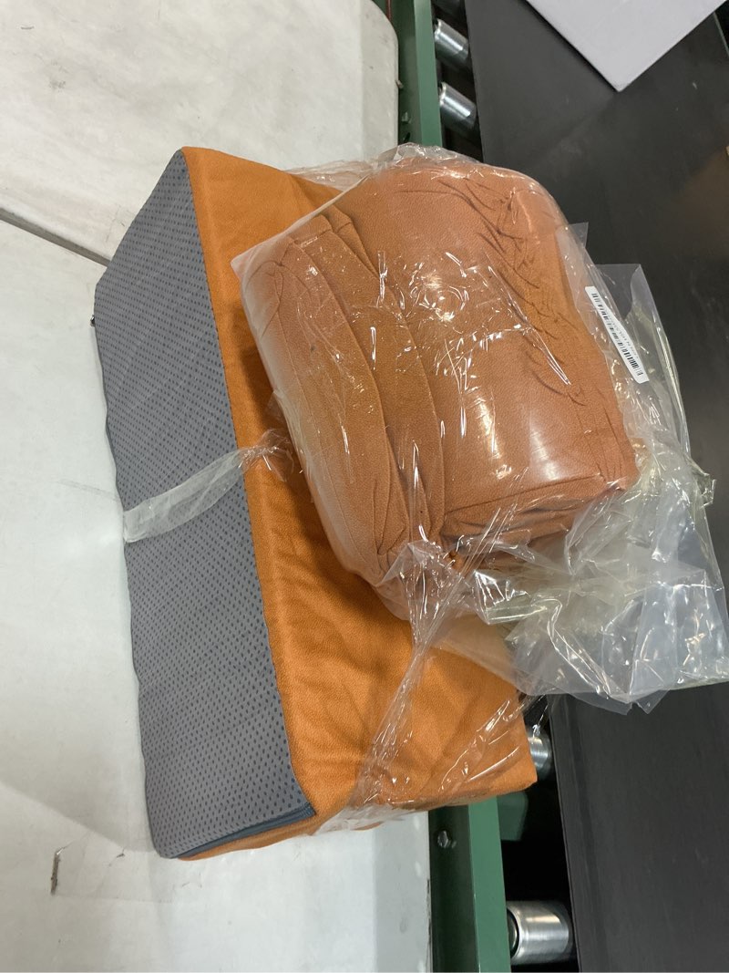Condition photo showing As Is for HCyopin 2 Pack Couch Arm Rest Pillow, Leatharie Waterproof Cover, High Density Foam Armrest Cushion,