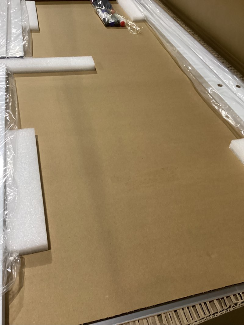 Condition photo showing New/Like New for Similar to stock photos size unknown maxtek Rolling Whiteboard Large Double-Sided White Board Dry Erase on Wheels, Giant Magnetic White Board Standing for Office, School, Home Office, Homeschool