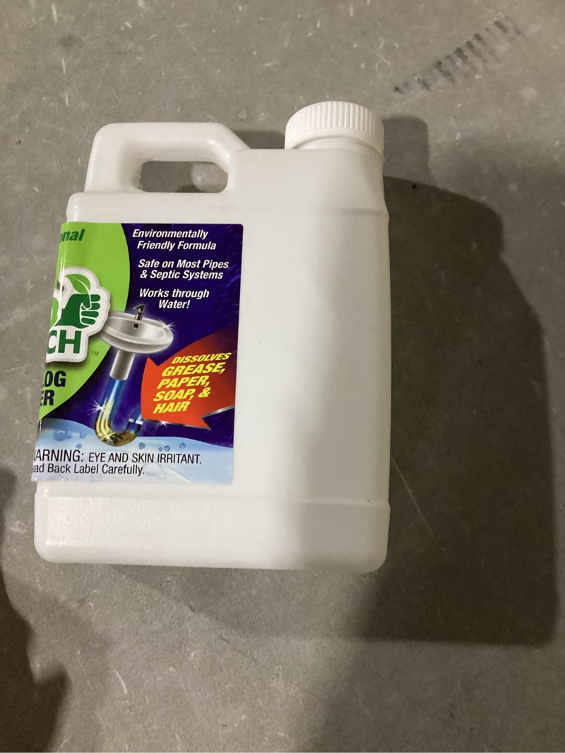 Condition photo showing Good Condition for eco punch 32-fl oz drain cleaner
