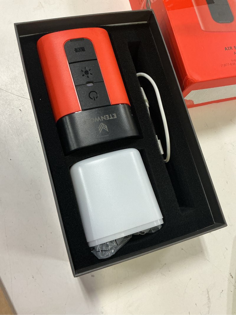 Condition photo showing Good Condition for etenwolf air 3 air pump for inflatables with 2600mah battery& camping light | ultra-fast and mini electric air pump, inflate deflate for air mattress, pool floats, vacuum storage bags