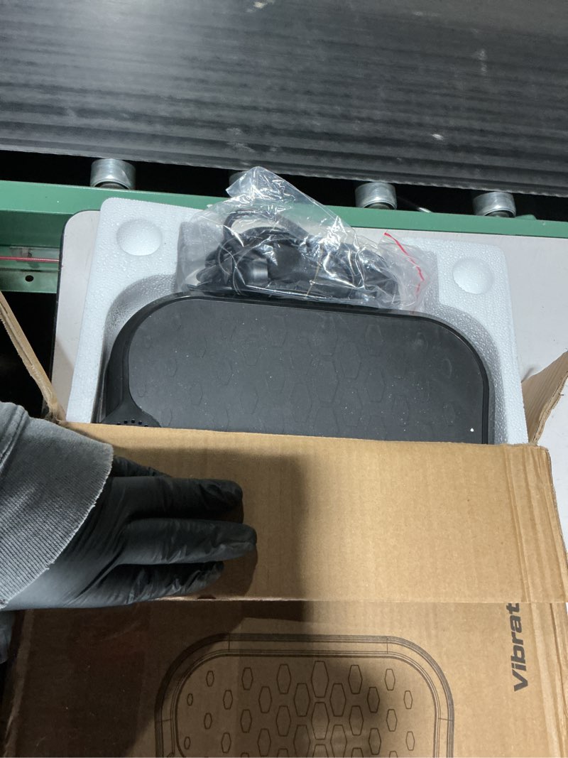 Condition photo showing New/Like New for Vibration Plate Exercise Machine, Vibrating Platform for Lymphatic Drainage Weight Loss, 250 Speeds Full Body Workout Vibrated Plates Fitness Platform for Home Women Men