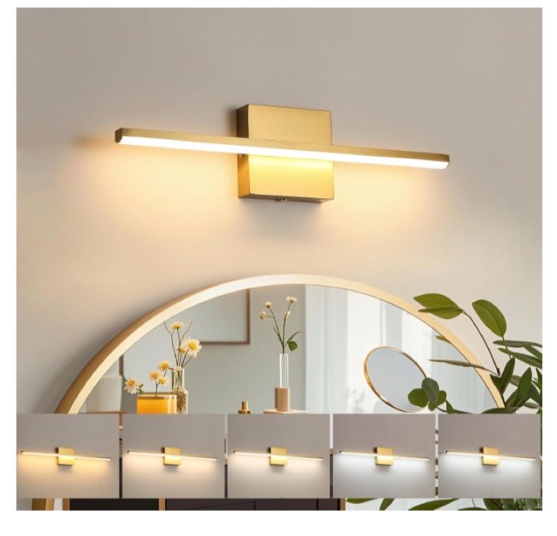 Gold wall lamp led (similar to)
