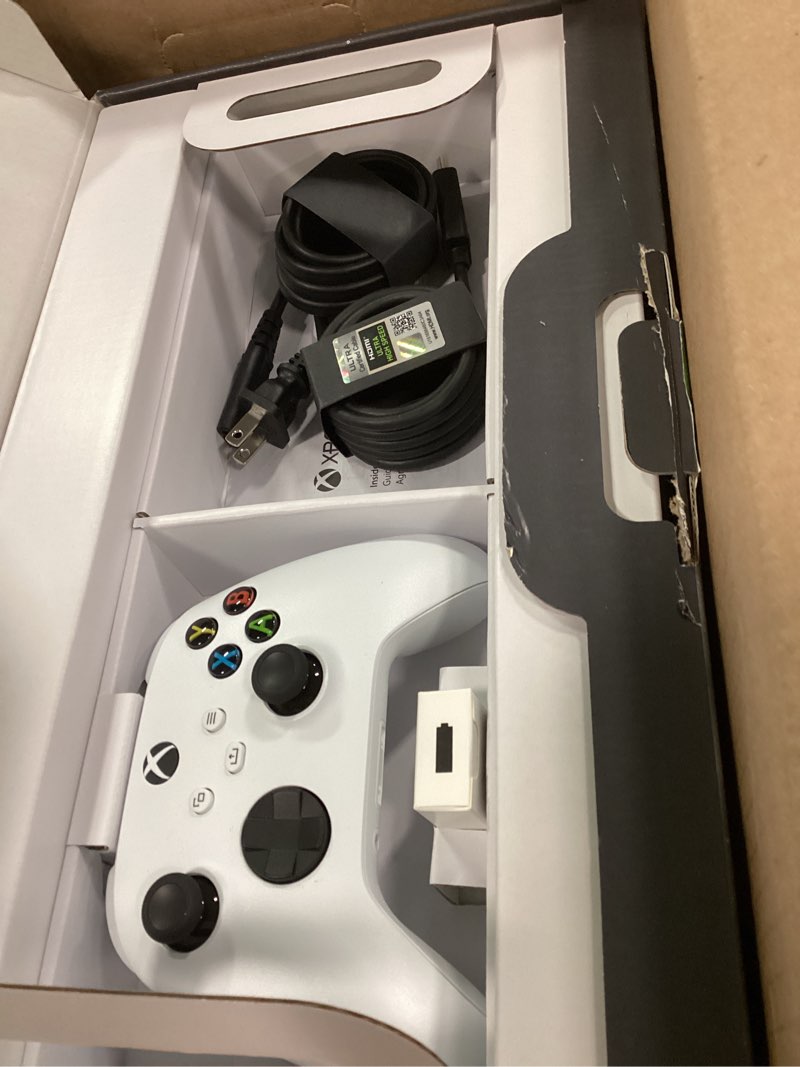 Condition photo showing Good Condition for Xbox Series X - All Digital Gaming Console - 1TB SSD - Includes Wireless Controller - 4K Gaming - 120FPS - Robot White Xbox Series X 1TB Digital Edition Console + Controller