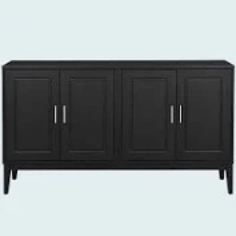 Black 4 door sideboard 