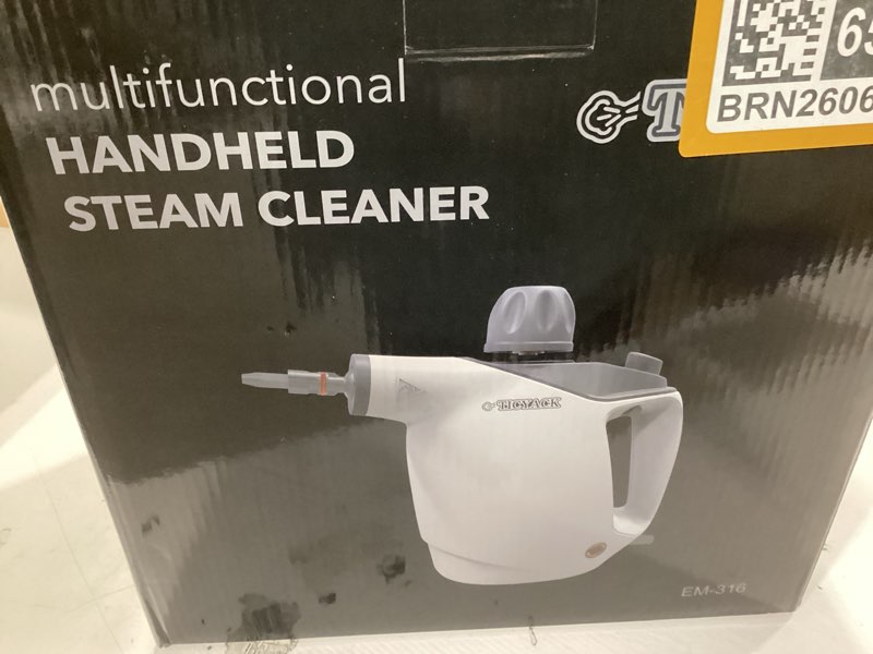 Condition photo showing Good Condition for handheld steam cleaner, steam cleaner with 16 pcs accessory & safety lock, 500ml capacity, multi-surface deep cleaning for home, car, bathroom, grout, floor, window (white)