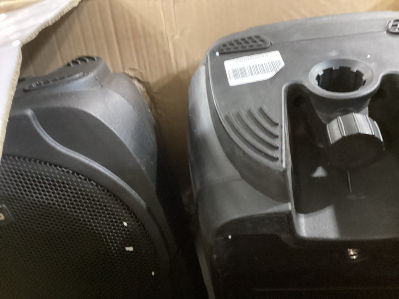 Condition photo showing Good Condition for gemini portable pa system with bluetooth, powered system with 6-channel mixer, dual 10" speakers, mic & cables—all-in-one for djs, events, fitness & worship (es-210mxblu) without stands