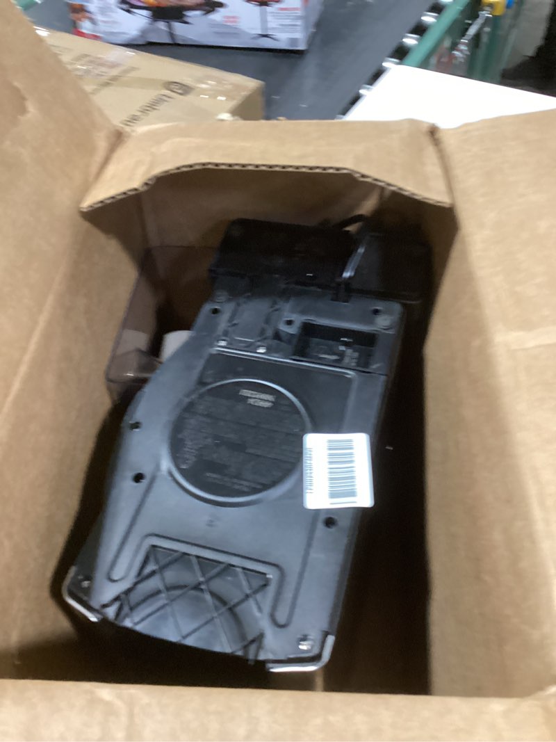 Condition photo showing As Is for Hamilton Beach FlexBrew Advanced 5-in-1 Programmable 12 Cup Drip and Single Serve Hot & Iced Coffee Maker with Movable 60 oz. Water Reservoir, Use Pod Packs and Grounds, Fast Brewing, Black (49924)