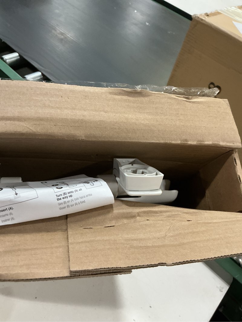 Condition photo showing As Is for bemis 7300slec slow close toilet seat, easy clean hinges and durable plastic seat, made in usa, elongated, white elongated slow close