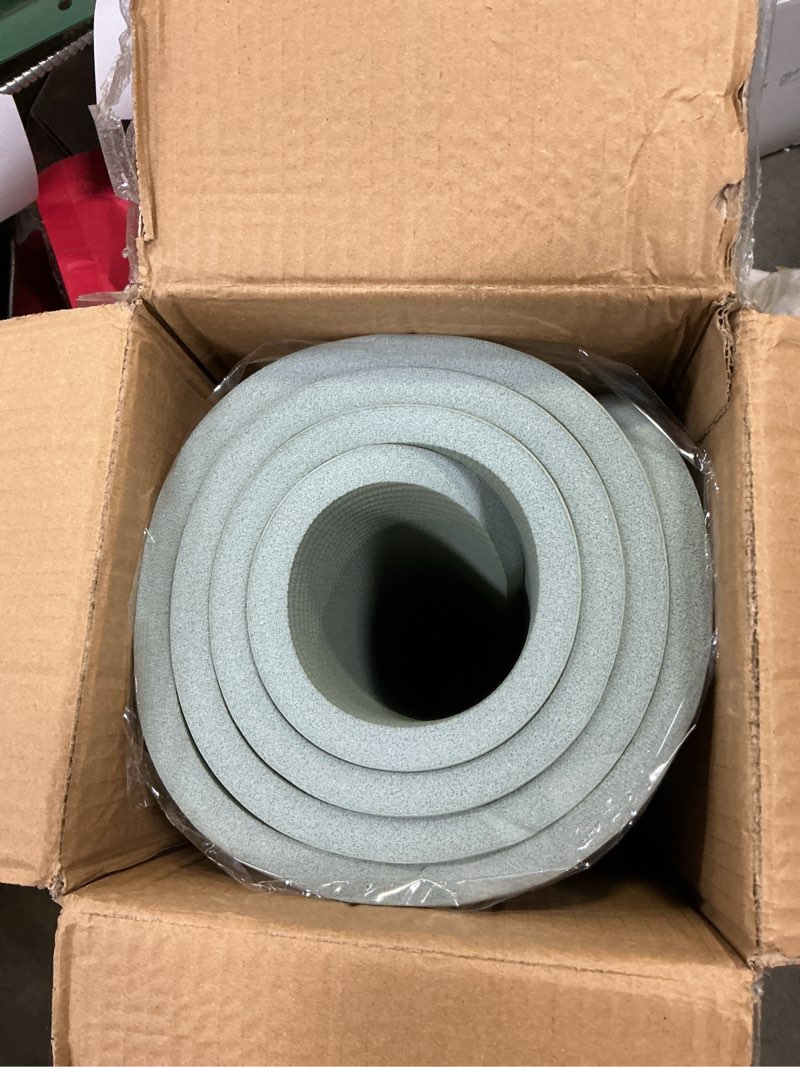 Condition photo showing New/Like New for Yoga Mat Premium Non Slip Thick – Extra Comfortable Exercise Mat for Home Workouts, Pilates, Stretching & Gym – Cushioned NBR Foam, Gym Mat with Strap, for Women & Men Mint 74.5 x 32 x 0.6 in