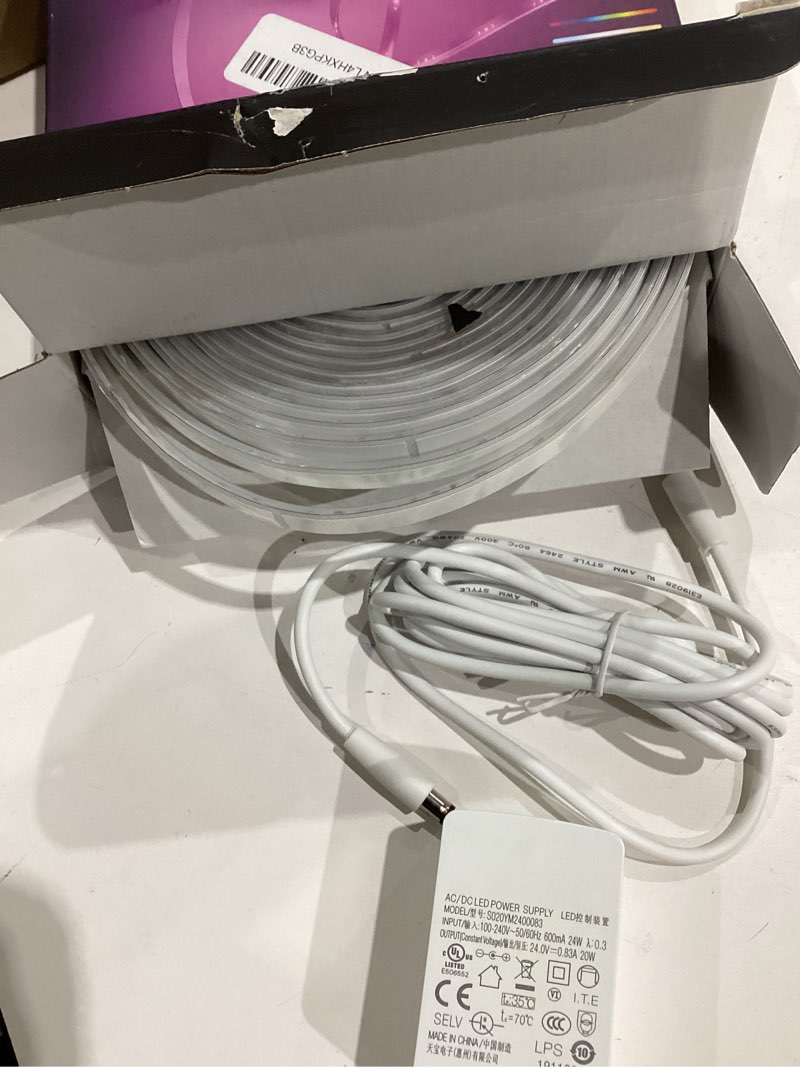 Condition photo showing Good Condition for philips hue indoor 16 ft smart led solo lightstrip base kit - 1 pack - control with hue app - compatible with alexa, google assistant and apple homekit