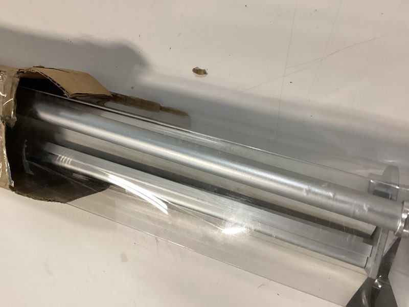 Condition photo showing New/Like New for AOSKY Cordless Roller Shades Blackout Blinds for Windows Room Darkening Rolled Up Shades with Spring System, UV Protection Window Shades Door Blinds for Home and Office (32" W x 72" H,White) 32"W x 72"H White