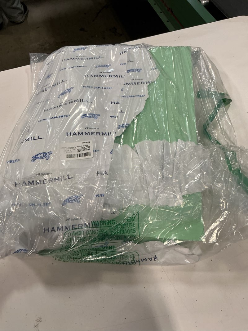 Condition photo showing As Is for Hammermill Colored Paper, 20 lb Green Printer Paper, 11 x 17-1 Ream (500 Sheets) - Made in the USA, Pastel Paper, 102186R Green 1 Ream | 500 Sheets Ledger (11x17)