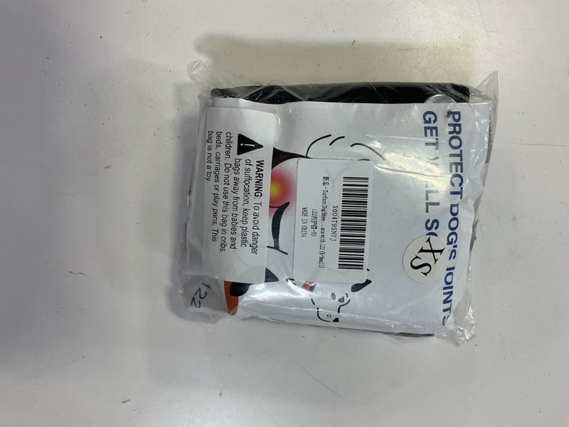 Condition photo showing New/Like New for (x-small) dog knee brace for torn acl hind leg - orthopedic rear leg wrap with 2 metal stabilizers and vest for support, for small medium large dogs, for arthritis, luxating patella, and joint injury recovery