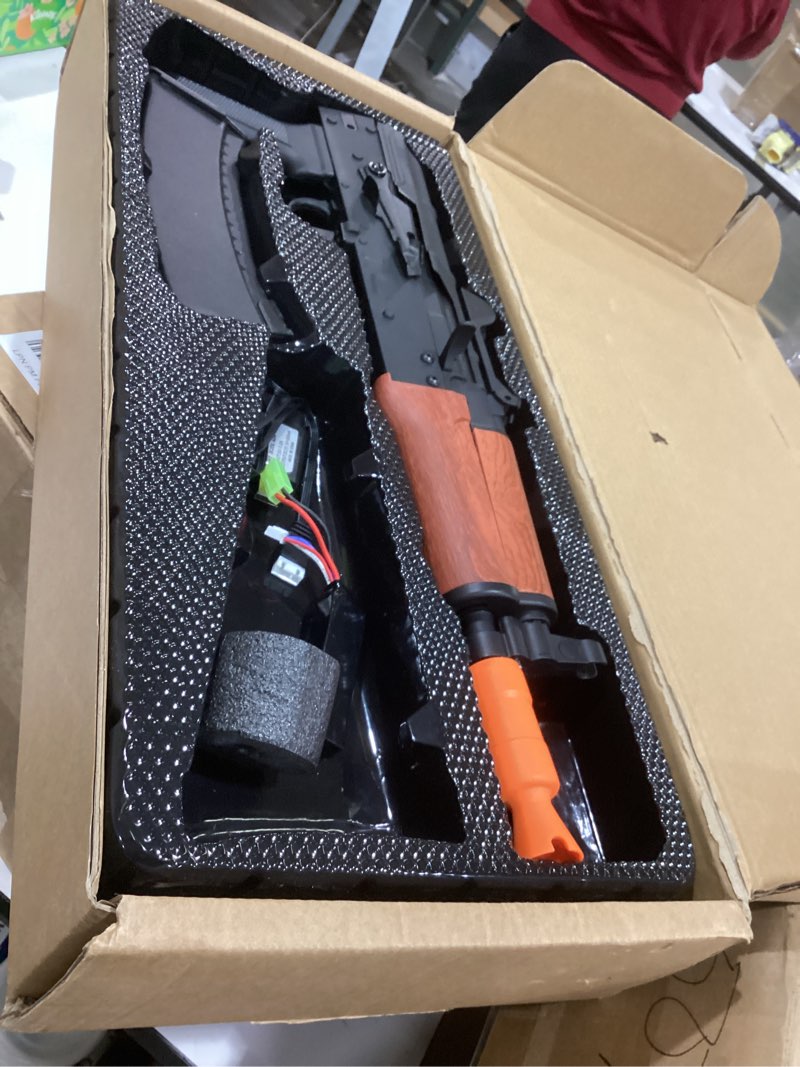 Condition photo showing Good Condition for EMERBU Pro-Grade Gel Splatter Ball Blaster AKS74U Upgraded by EMERBU - Metal and Nylon Body - 11.1V High Power - Metal Gearset - High Speed Motor - for Ages 15+ Adults