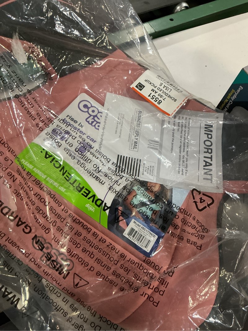 Condition photo showing Good Condition for cosco rise lx booster car seat  cameo rose