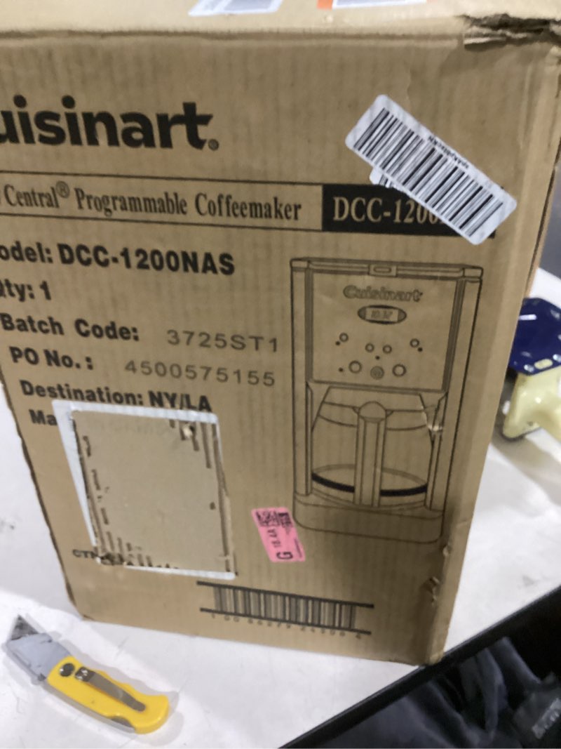 Condition photo showing Good Condition for cuisinart programmable coffee maker