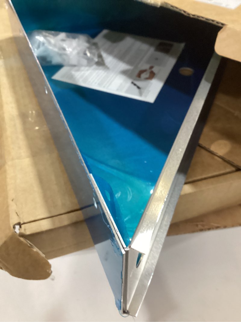 Condition photo showing Good Condition for floating corner shower bench kit-customizable appearance corner bench seatin (17"x17"x24") 17"×17"×24"