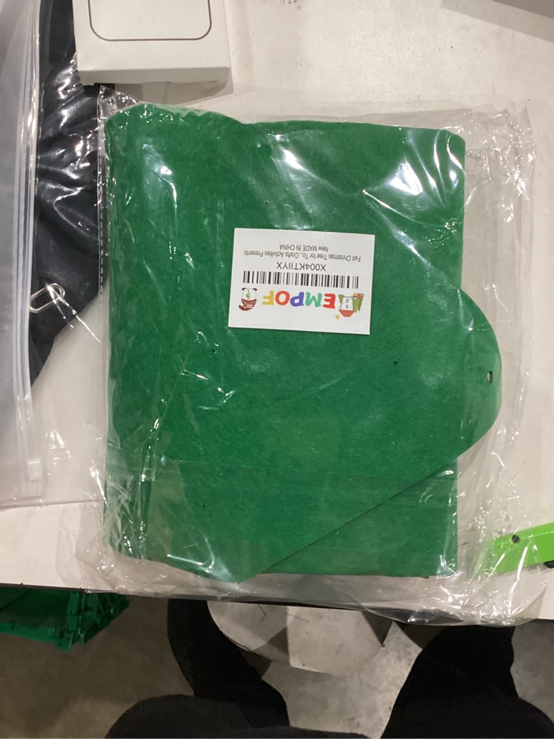 Condition photo showing New/Like New for Felt Christmas Tree for Toddlers, 3.3ft Felt DIY Tree Set for Kids Wall with Lights + Gnome Advent Calendar + 34 Ornaments, Indoor Christmas Hanging Wall Tree Home Decor, Kids Xmas Activities Gifts C-gnome