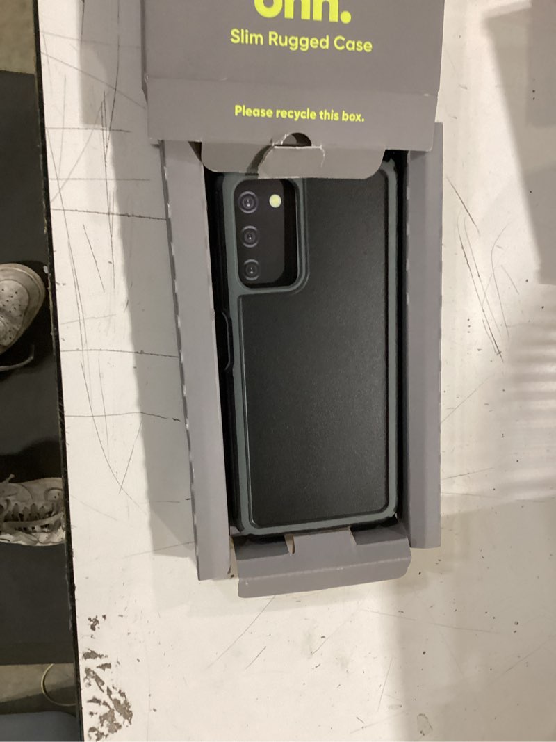 Condition photo showing Good Condition for onn slim rugged phone case for samsung galaxy a03s - black/gray