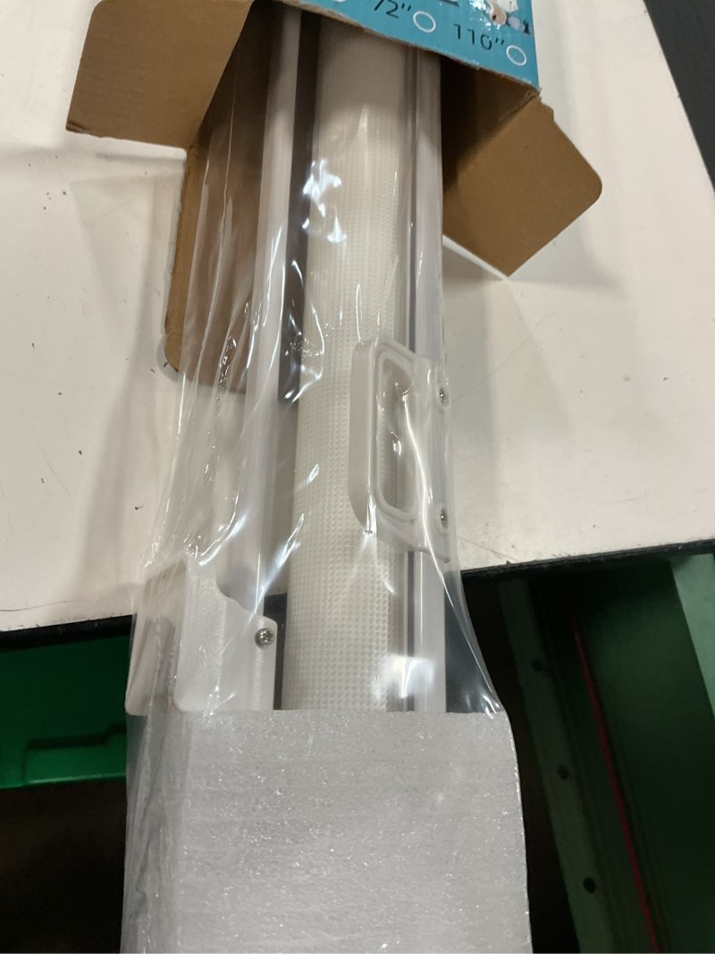 Condition photo showing Good Condition for probebi retractable dog gate for the house extends to 54" wide 34" tall, gates for baby indoor, stair gate for outdoor, staris, hallways, doorways, deck, porch, need drilling