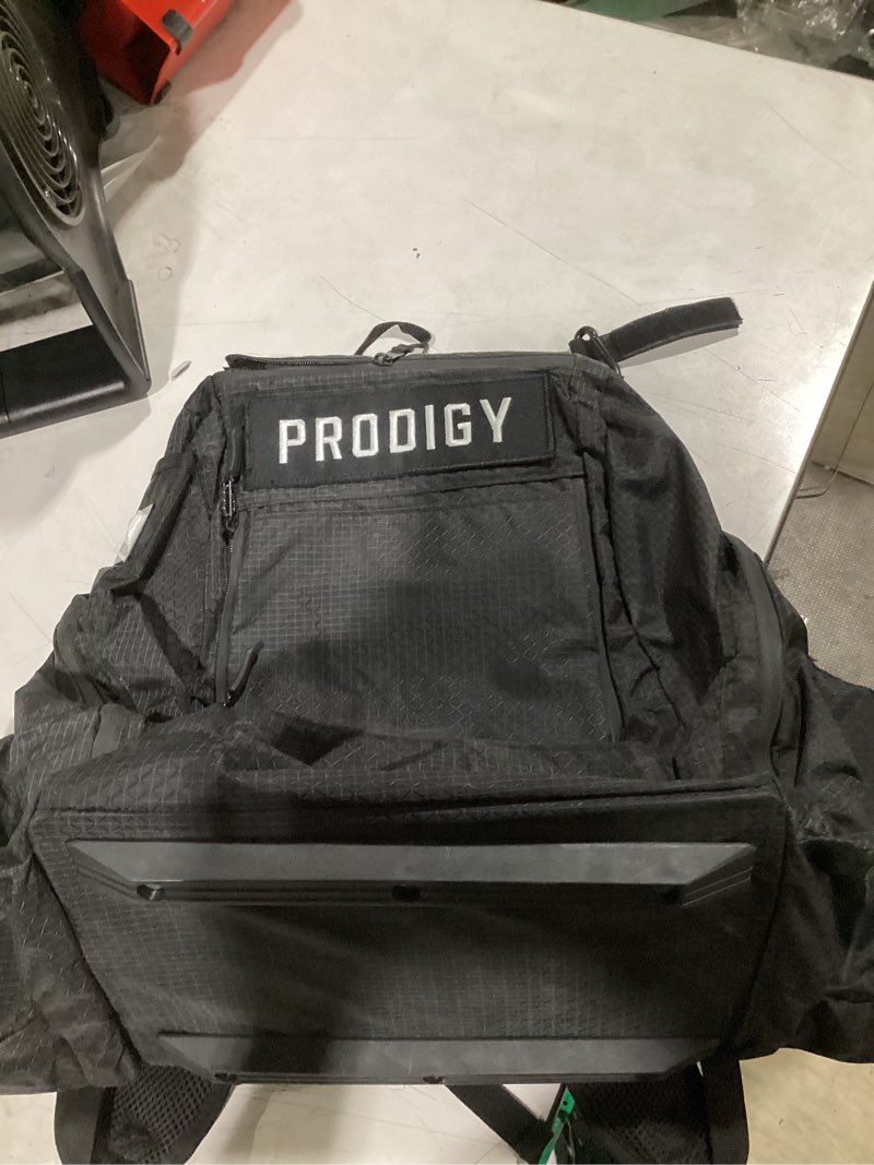 Condition photo showing Good Condition for prodigy disc bp-2 v3 disc golf backpack - frisbee golf bag organizer - holds 26+ discs plus storage - tear and water resistant - pro quality bag for disc and frisbee golf (black)