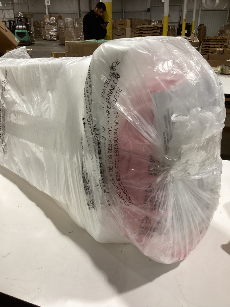 Condition photo showing Good Condition for Delta Children Serta Perfect Sleeper Extra Wide Convertible Sofa to Lounger - Comfy 2-in-1 Flip Open Couch/Sleeper for Kids - 30-inches Wide, Pink Sofa Pink