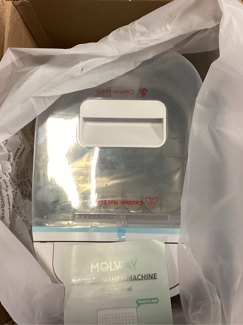Condition photo showing Good Condition for MOLWAY?Upgraded?Baby Bottle Washer, Sterilizer and Dryer, All-in-One Pro Cleaning Machine for Bottles, Pump Parts & Baby Essentials, Effortless Care, Replaces Hand Washing White