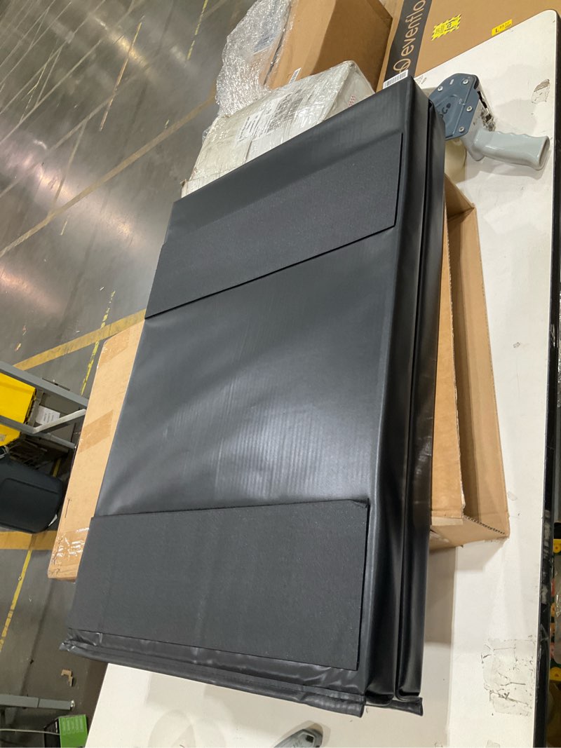 Condition photo showing Good Condition for wall pads for gym, 2" thick wall cushion padding basketball court garage wall mount protector, 60" l x 24" w anti collision exercise mats for basement taekwondo (black)