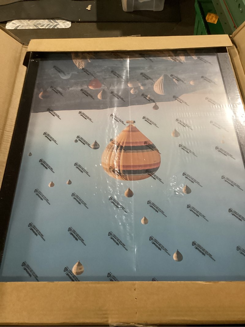 Condition photo showing Good Condition for Veleclo 24x30 Picture Frame for Wall Display, 24x30 Black Picture Frame with Shatter Resistant Plexiglass, Stable and Sturdy 24 x 30 Poster Frame for Wall Display, Handpicked Gift Collection, 1 Pack