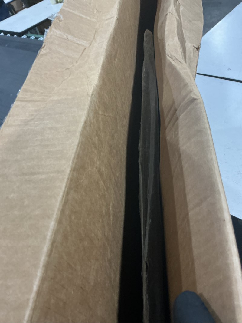 Condition photo showing As Is for goodhoily anti-vibration pad 24" x 24",3/5" heavy duty thick- rubber vibration pad -sound absorbing mat- for dryers, fitness equipmen,audio equipment(square) black 24"l x 24"w x 0.6"th 1