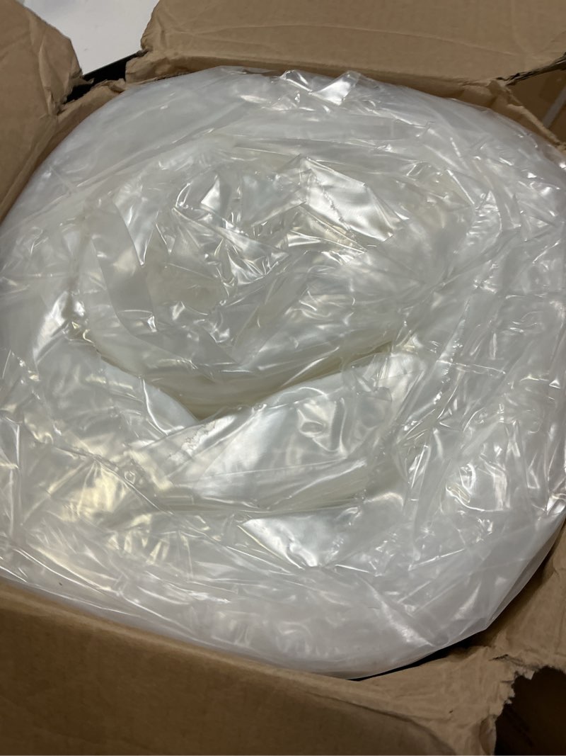 Condition photo showing New/Like New for fdw | 5 inch twin mattress | medium firm | gel memory foam mattress | white | bed in a box, certipur-us certified | pressure relief, cooling ventilated foam | washable removable cover white twin 5 in