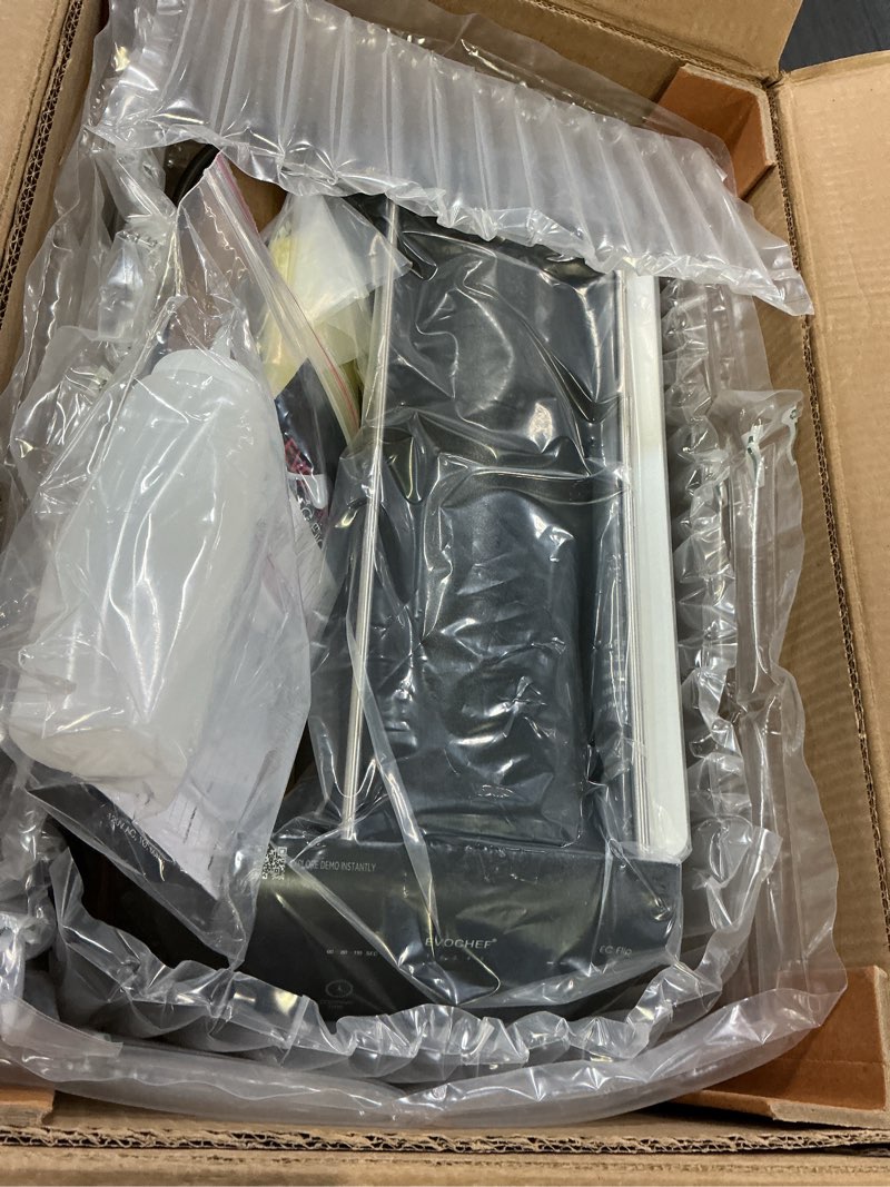 Condition photo showing New/Like New for evochef automatic dosa & crepe maker (mettalic blue)