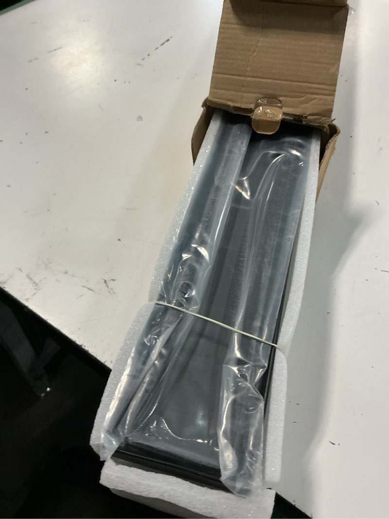 Condition photo showing New/Like New for neodrain 48-inch linear shower drain with tile insert grate, matte black 304 stainless steel rectangle shower floor drain, linear drain with leveling feet, hair strainer matte black 48 in