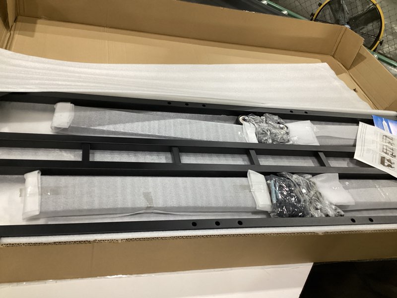 Condition photo showing Good Condition for BRIGHTSHOW Free Standing Baker Rack Mini Fridge Stand with Wheels, 6 Tire Kitchen Storage Shelf Organizers Coffee Table Bar Microwave Stand for Patio Garage Shelving Home Porch Decor Office House