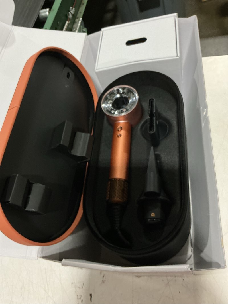Condition photo showing New/Like New for dyson supersonic nural™ hair dryer amber silk