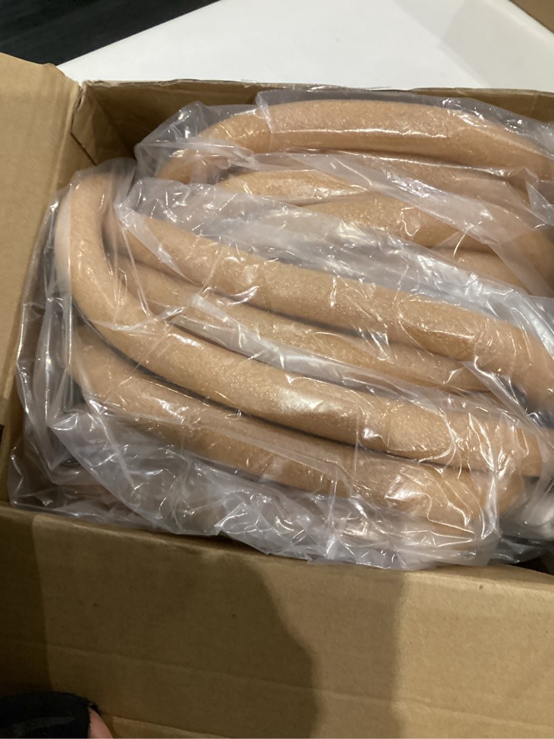Condition photo showing Good Condition for frienda 5/8 inch x 40 ft foam noodles for crafts versatile pool noodles foam tubes cylinder rods for modeling, diy arts and christmas crafts supplies(brown) brown 5/8 inch x 40 ft
