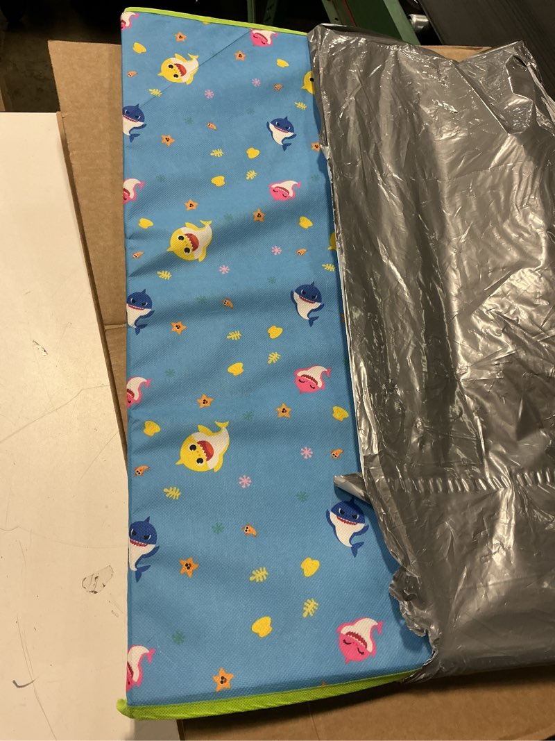 Condition photo showing Good Condition for Baby Shark Collapsible Toy Storage Trunk with Lid, Durable Kids Organizer for Bedroom & Playroom