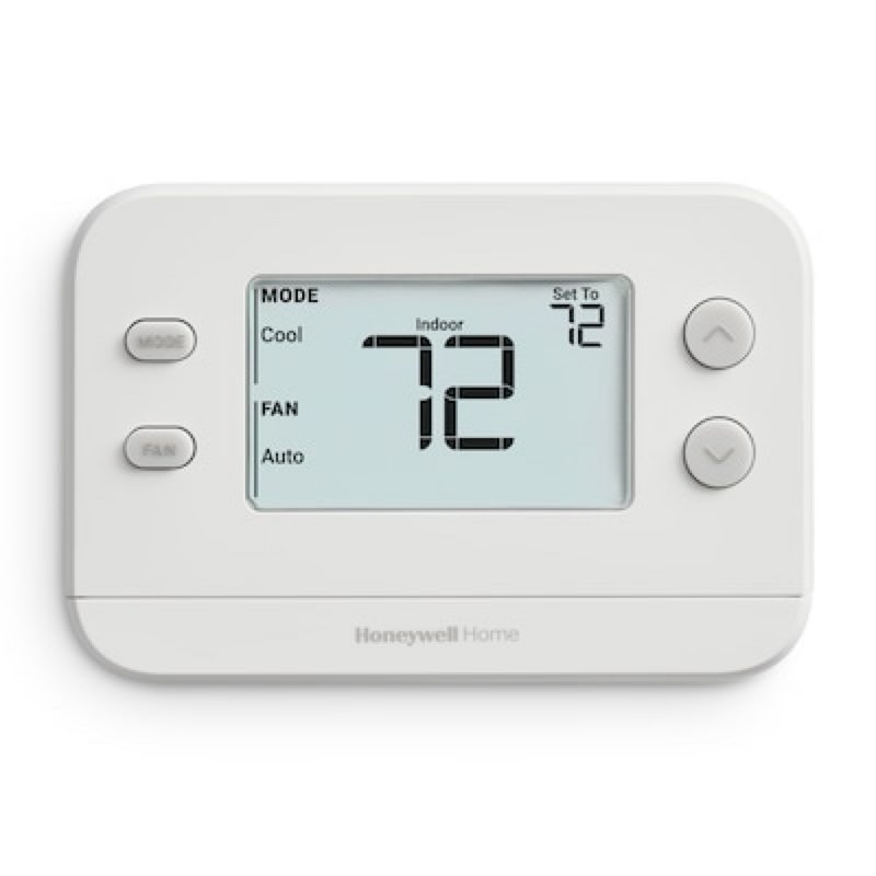 honeywell home x1n 24-volt mechanical non-programmable thermostat single-stage heating