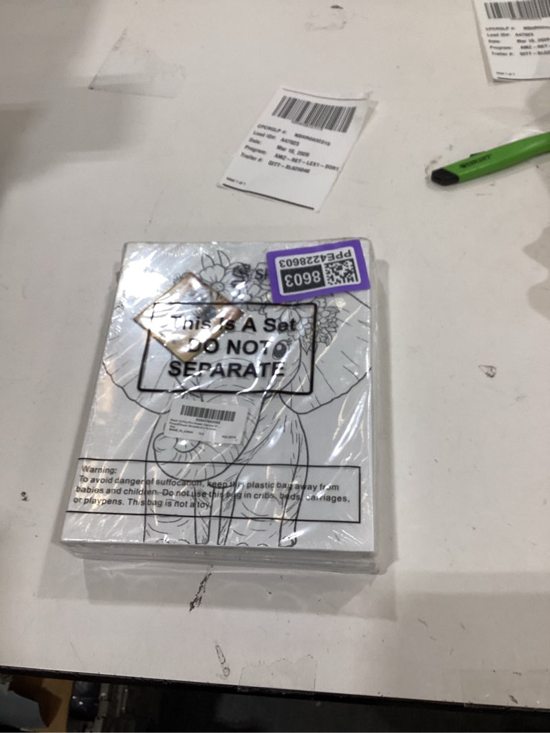 Condition photo showing New/Like New for Sherr 12 Pcs Pre Drawn Canvas Pre Printed Canvas for Adults Sip and Paint Party Canvases Painting Kit for Summer Easter Mother's Day Party Favor(Flower Animals,8 x 10 Inch) Flower Animals 8 x 10 Inch