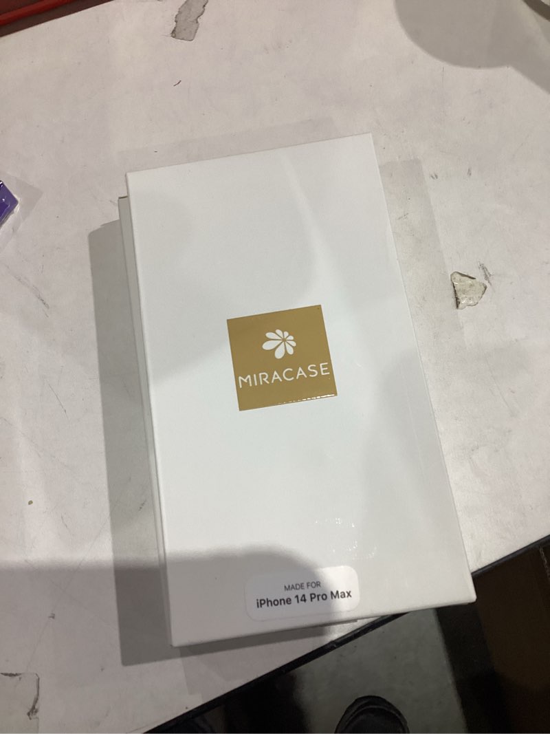 Condition photo showing New/Like New for Miracase Magnetic Series for iPhone 14 Pro Max Case [Compatible with MagSafe] [with 2X Screen Protectors] Military-Grade Protection, Anti-Fingerprint, Phone Case for iPhone 14 Pro Max, Red iPhone 14 Pro Max Red