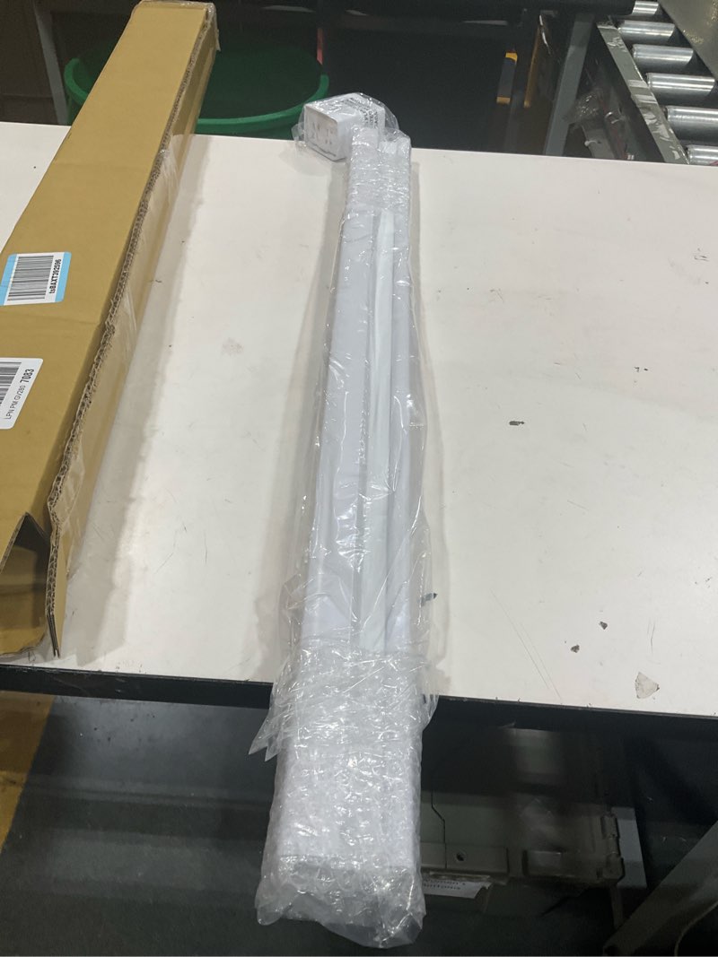 Condition photo showing New/Like New for dez furnishings cordless 1" light filtering pleated shade, fabric, 32" w x 48" h, white white 32"w x 48"h