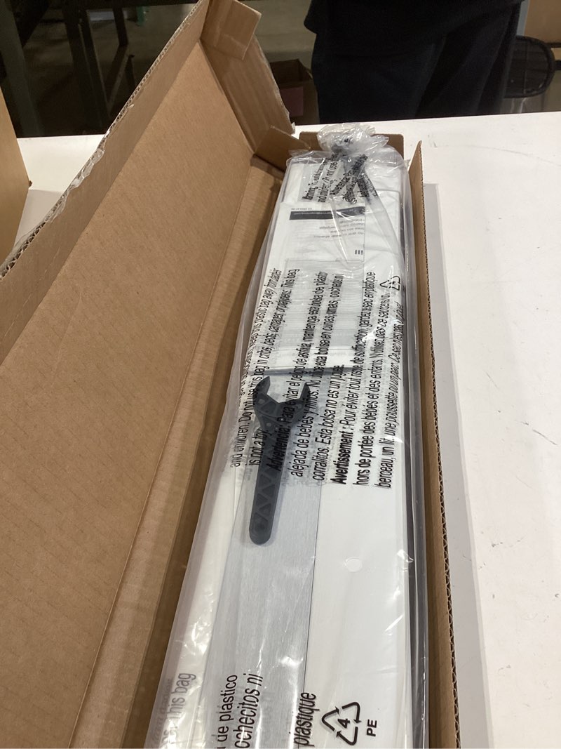 Condition photo showing Good Condition for lazblinds no tools no drill cordless cellular shades, blackout light blocking honeycomb shades for home, thermal insulation blinds for windows, 27" w x 64" h, white blackout-white 27" w x 64" h