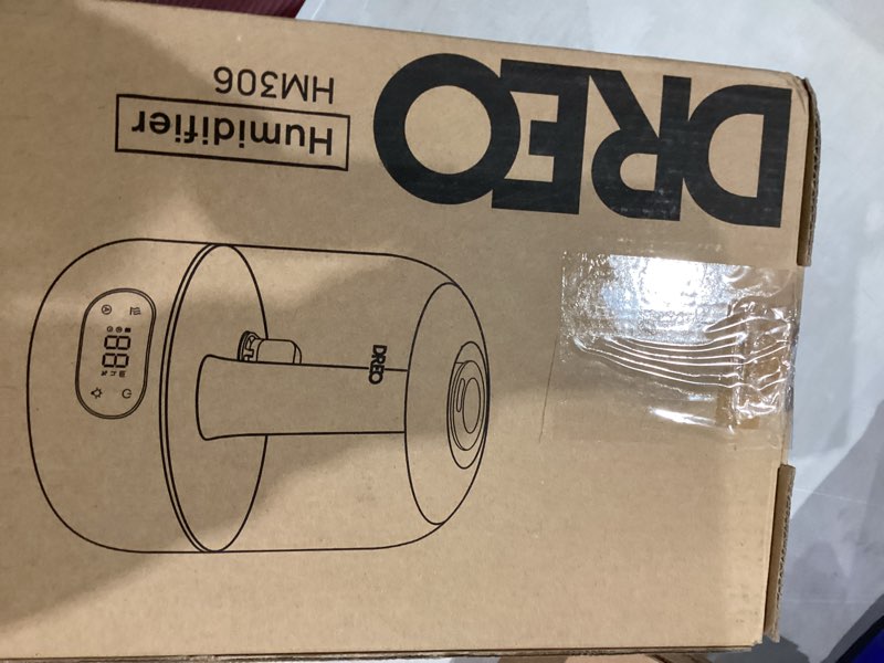 Condition photo showing New/Like New for Dreo Humidifiers for Bedroom, 3L Top Fill 30H & 26dB Quiet Runtime for Large Room, Cool Mist Ultrasonic Humidifier with Humidity Sensor, Night Light for Home, Baby, Nursery, Plants, New Edition