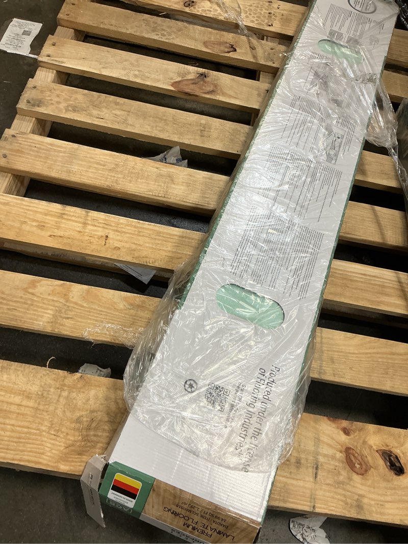 Condition photo showing As Is for select surfaces sclmf0515 dakota waterproof laminate flooring, 14.99 sq. ft. per box