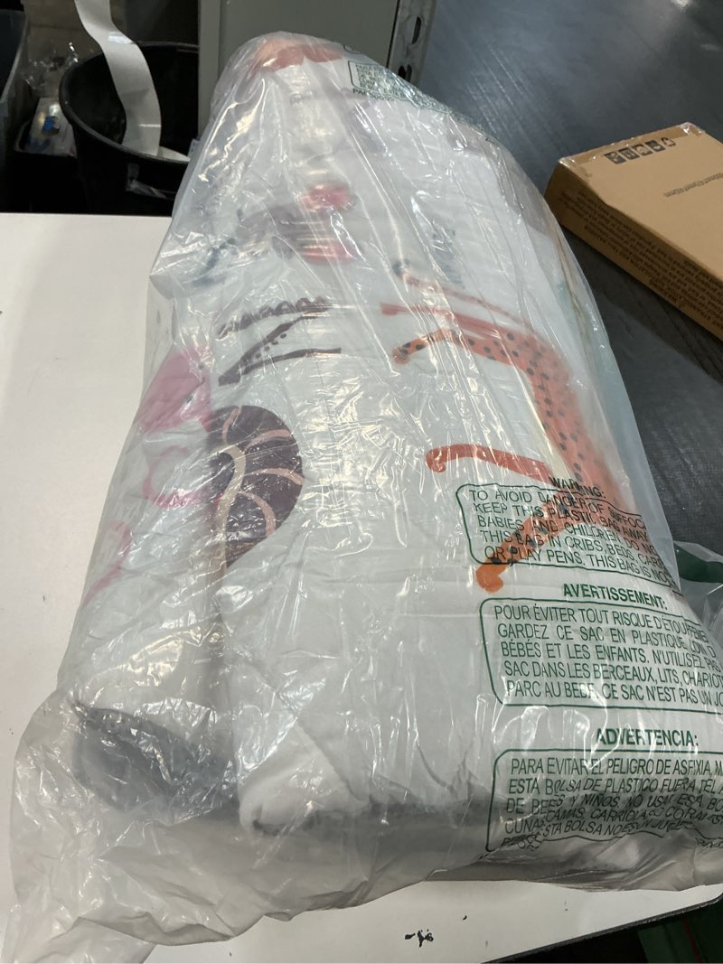 Condition photo showing As Is for Premium Foam Baby Play Mat 50" x 50" – Removable & Machine Washable Cover, Extra Thick Padding Playpen Mat, Non-Slip Crawling Mat, Easy to Clean for Infants, Toddlers & Babies Alphabet Zoo 50" x 50"