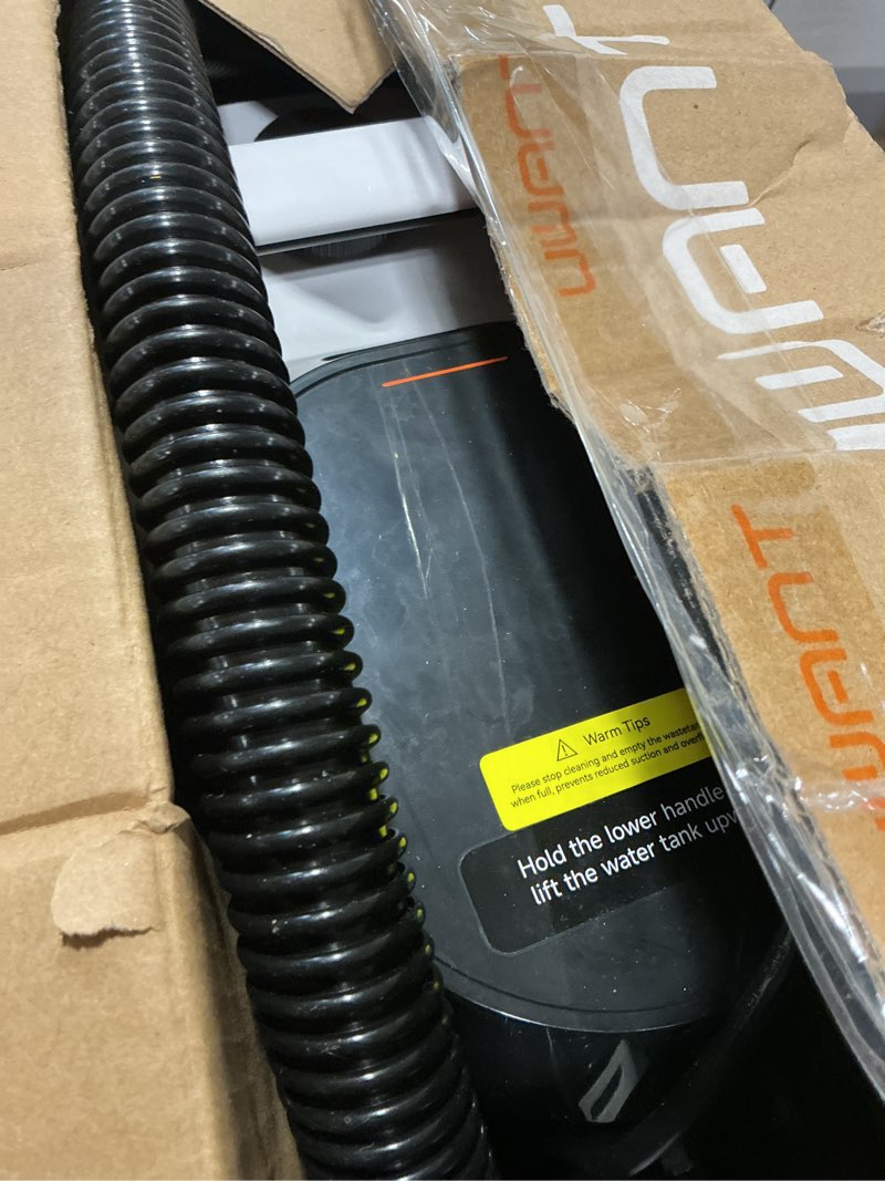 Condition photo showing Good Condition for uwant portable carpet and upholstery for deep cleaner, 18kpa carpet cleaner machine for cars, pets with pet pro solution and self cleaning set of 1 for spot, rug, couch white-cappuccino