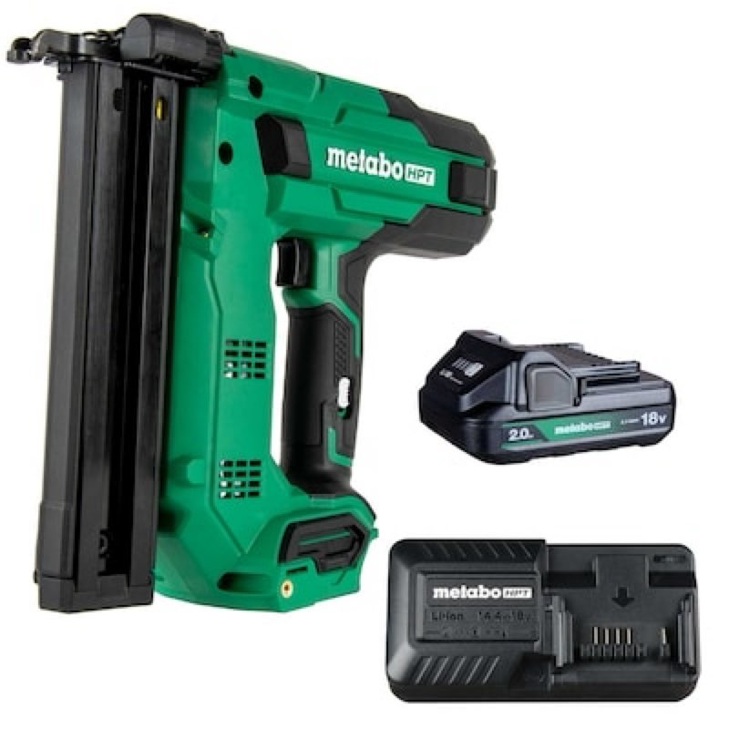 metabo hpt multivolt 18 -gauge 1-1/2-in narrow crown finish stapler ( battery )