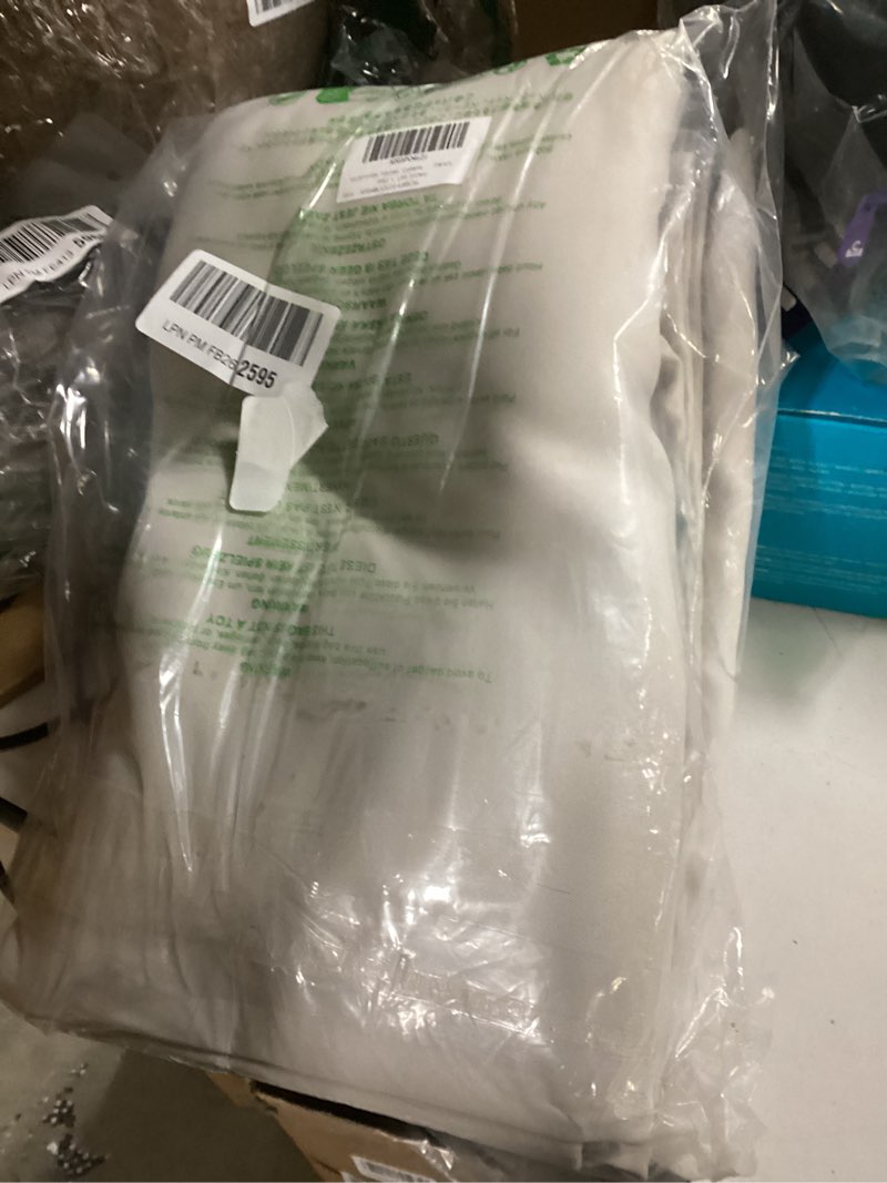 Condition photo showing New/Like New for NICETOWN Kitchen Curtains for Decoration, Thermal Insulated Grommet Room Darkening Draperies/Panels for Laundry (Natural, 2 Panels, W42 x L68 inches) Natural 42"W x 68"L (Pack of 2)